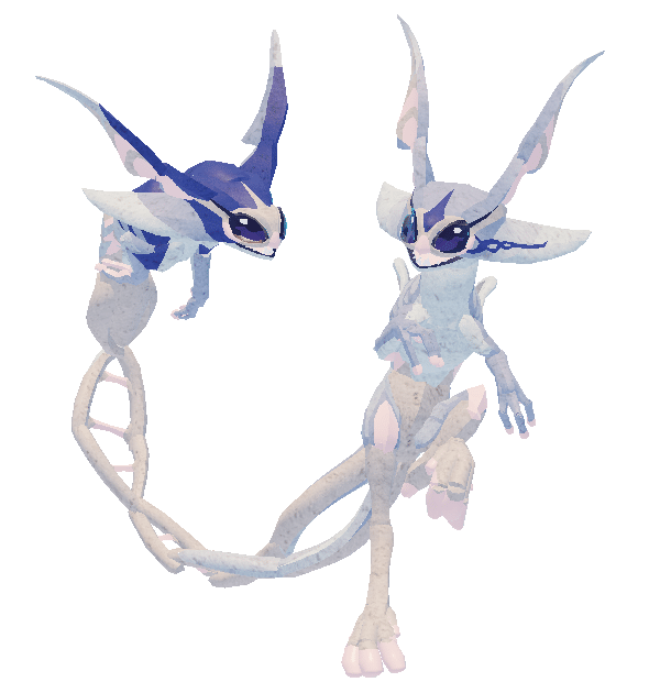 Creatures of Sonaria Dioxikin creature reference image