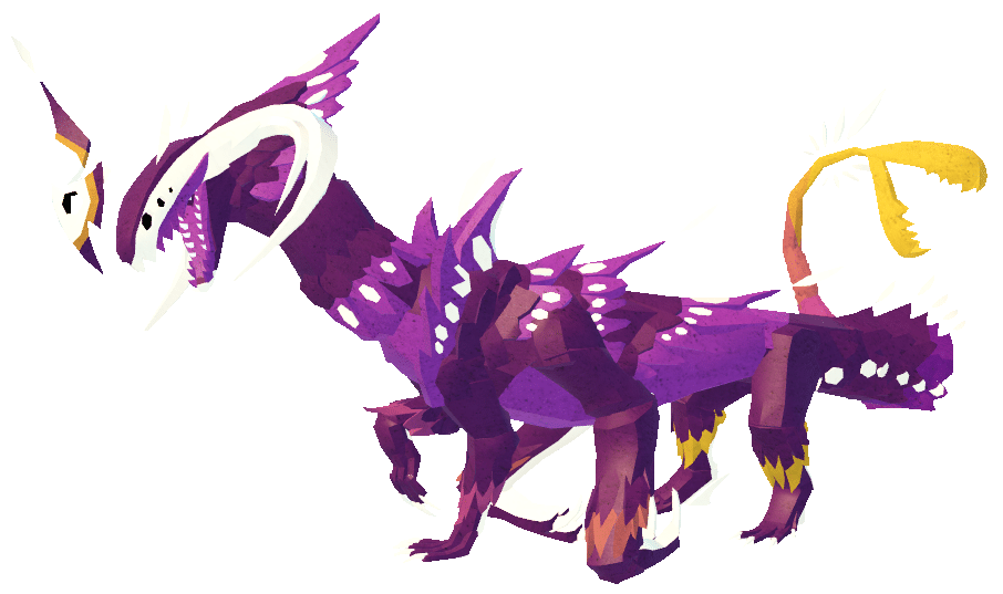 Creatures of Sonaria Hellion Warden creature reference image