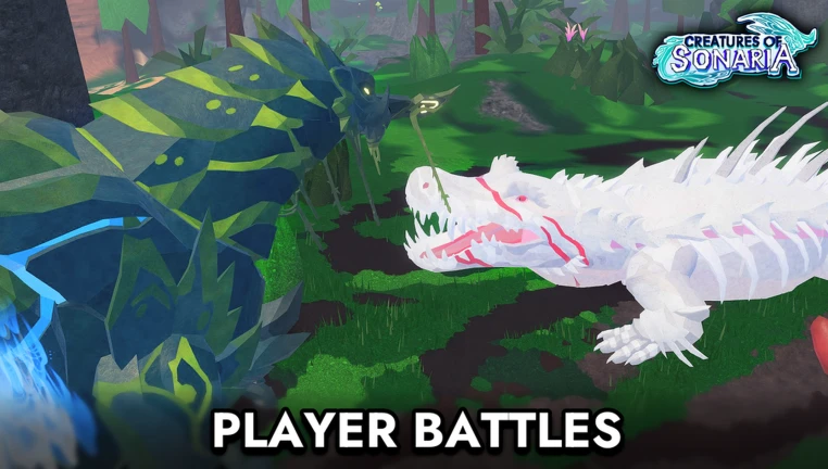 Creatures of Sonaria player battles